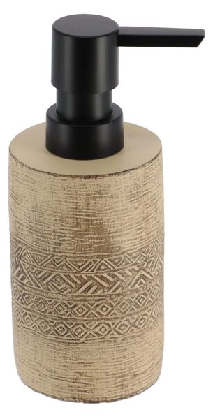Dávkovač mýdla Klass Natural, kombinace barev/s černými prvky, 160 ml
