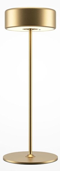 Maytoni Přenosná stolní stmívatelná LED lampa jejíž vzhled navrhla AI, 3W, v. 34,5 cm, 2200K-4000K, IP20 Barva: Zlatá