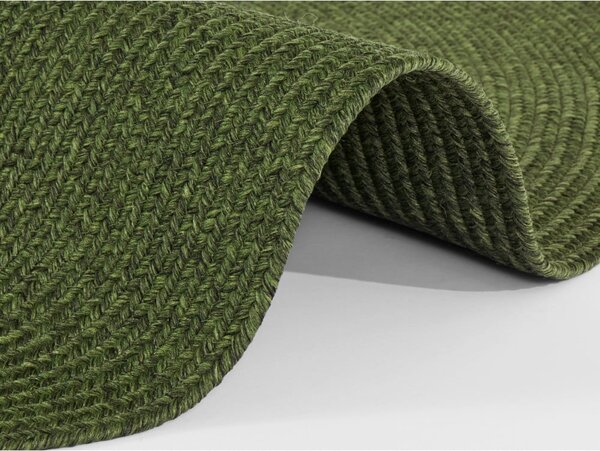 Zelený kulatý venkovní koberec ø 150 cm - NORTHRUGS