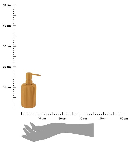 Dávkovač mýdla Issard, hořčicová, 230 ml