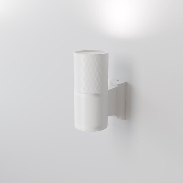 Maytoni Venkovní nástěnné svítidlo BOWERY, 1xGU10, v. 14,5 cm, IP54 Barva: Bílá