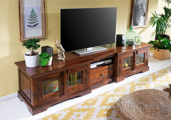 CAMBRIDGE TV stolek 210x50 cm, akácie