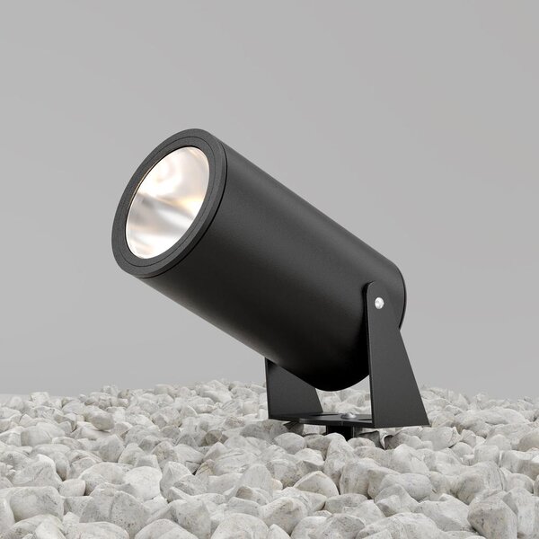 Maytoni Venkovní zapichovací LED svítidlo BERN, 30W, ⌀ 13 cm, 3000K, IP65 Barva: Grafit