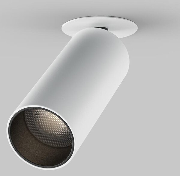 Maytoni Moderní zápustné stropní LED svítidlo FOCUS, 12W, v. 12,5 cm Barva: Bílá, Teplota světla: 4000K - denní bílá