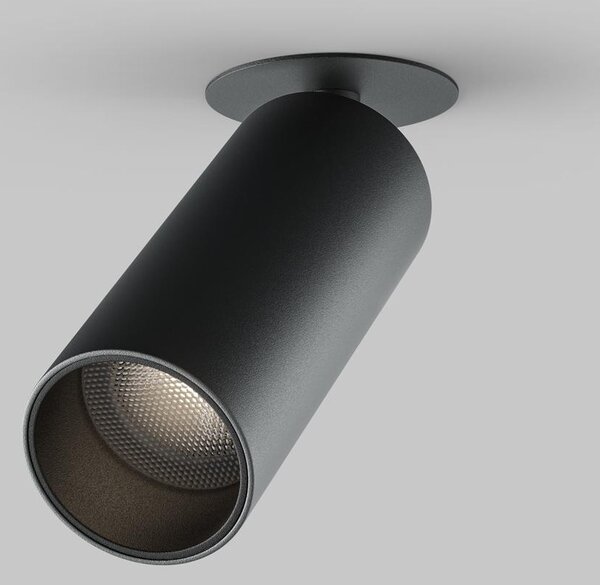 Maytoni Moderní zápustné stropní LED svítidlo FOCUS, 12W, v. 12,5 cm Barva: Bílá, Teplota světla: 4000K - denní bílá