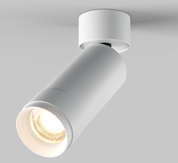 Maytoni Moderní stropní LED svítidlo FOCUS ZOOM, 12W, v. 16,4 cm Barva: Černá, Teplota světla: 4000K - denní bílá