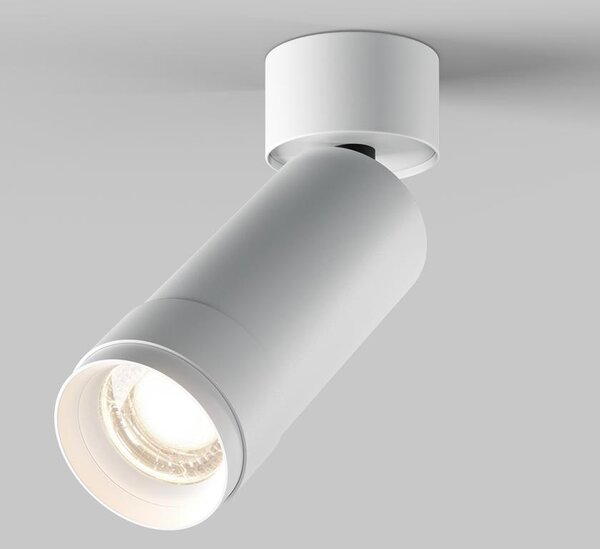 Maytoni Moderní stropní LED svítidlo FOCUS ZOOM, 12W, v. 16,4 cm Barva: Černá, Teplota světla: 4000K - denní bílá