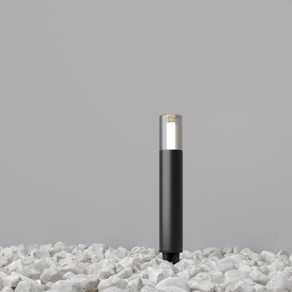 Maytoni Moderní venkovní sloupkové LED svítidlo GLIDE, 20W, v. 46 cm, 1xG9, IP54