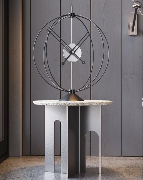 Mclocks Designové stolní hodiny AT305 Atom 35cm