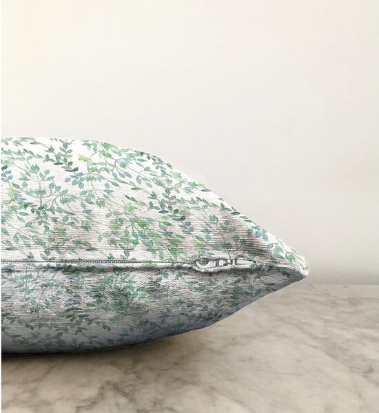 Béžovo-zelený povlak na polštář s příměsí bavlny Minimalist Cushion Covers Twiggy, 55 x 55 cm