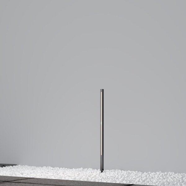 Maytoni Moderní venkovní sloupkové LED svítidlo POLE, 12W, v. 80 cm, 3000K, IP65