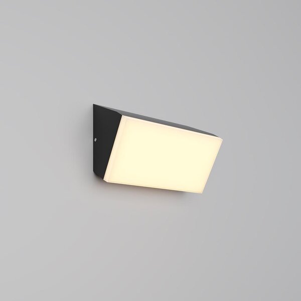 Maytoni Venkovní nástěnné LED svítidlo BRICK, 10W, d. 18 cm, CRI80, IP54