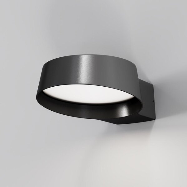 Maytoni Venkovní nástěnné LED svítidlo SHARE, 12W, d. 19 cm, IP54