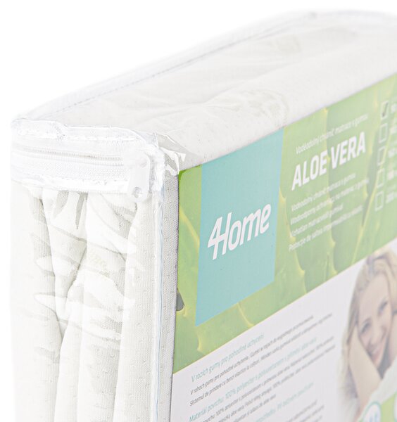 4Home Aloe Vera Nepropustný chránič matrace s lemem, 90 x 200 cm