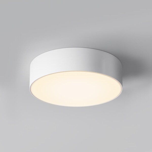 Maytoni Venkovní stropní LED svítidlo ZON, 24W, ⌀ 22 cm, 3000K, IP65 Barva: Černá