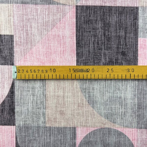 Ervi bavlna flanel š.240cm Abstrakce růžovo-šedá - 26589-10, metráž