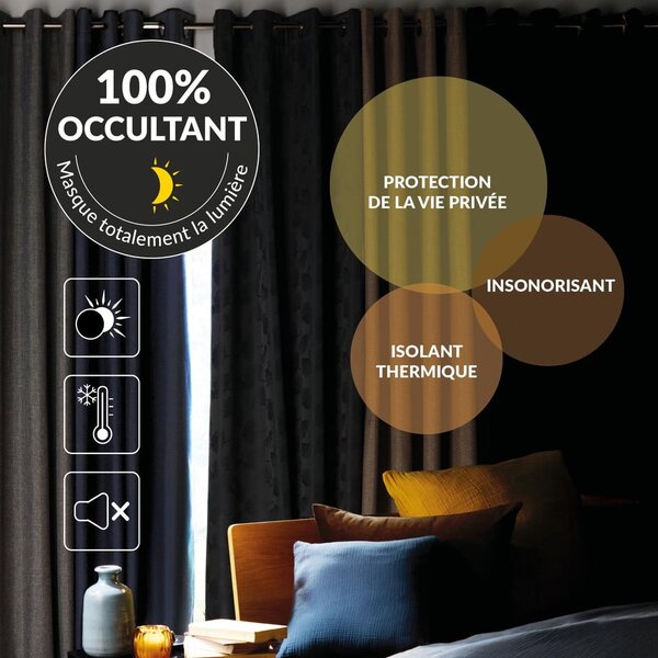 Růžový zatemňovací závěs 135x280 cm Occult – douceur d'intérieur