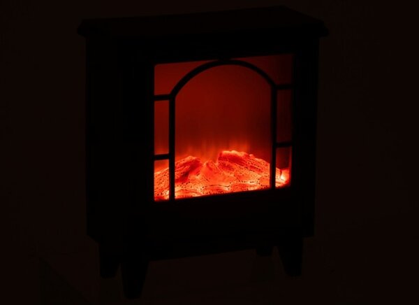 LED dekorace krb COZY WARM 40x35 cm, černý