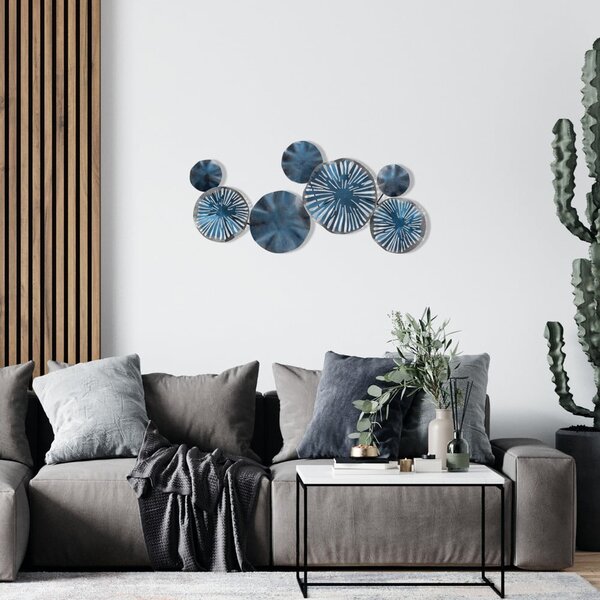 Kovová nástěnná dekorace 79x35 cm Astrid – Wallity