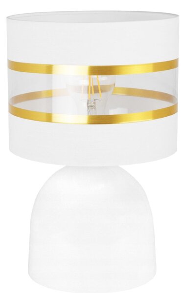Stolní lampa Elegance, 1x textilní stínítko (výběr ze 6 barev), (výběr ze 2 barev konstrukce), g