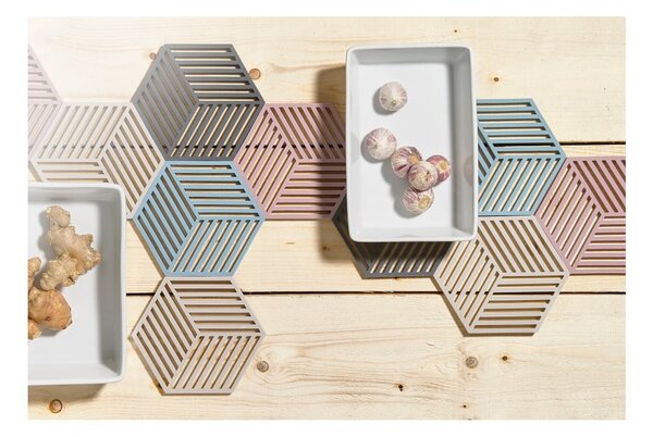 Silikonová podložka pod hrnec 24x14 cm Hexagon - Zone