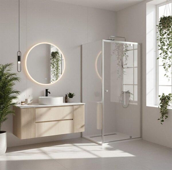 Sprchový kout Rea Primo Swing 80x70 Chrome