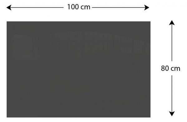 ALLboards COLOR TS100x80DARK Skleněná tabule 100 x 80 cm