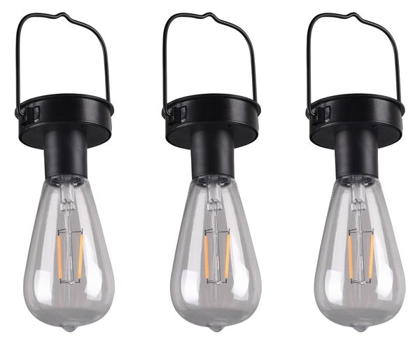 LED závěsné solární venkovní svítidlo ø 7 cm Campus – Reality