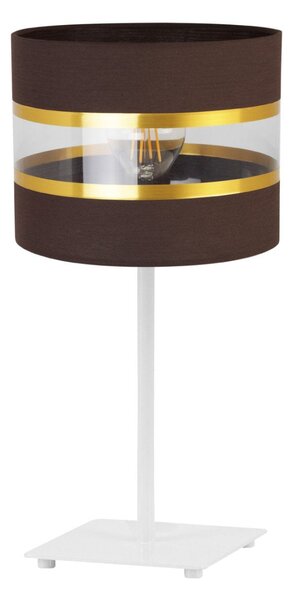 Stolní lampa Elegance, 1x textilní stínítko (výběr ze 6 barev), (výběr ze 2 barev konstrukce), g, ln