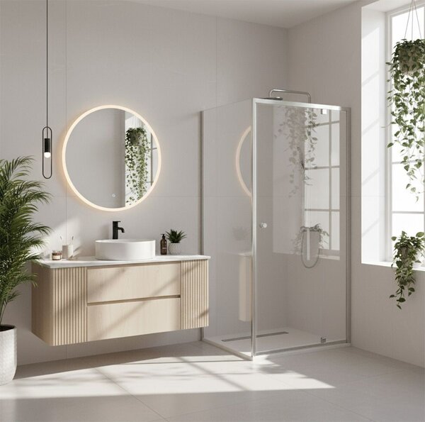 Sprchový kout Rea Primo Swing 80x80 Chrome