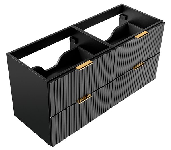 Koupelnová skříňka pod umyvadlo ADEL BLACK 60 cm