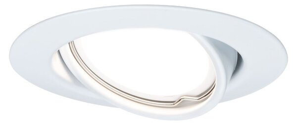 Paulmann 93426 LED base, set kulatých bodovek z hliníku v bílé úpravě, 3x5W LED 2700K GU10, 3 krokové stmívání, prům. 9cm