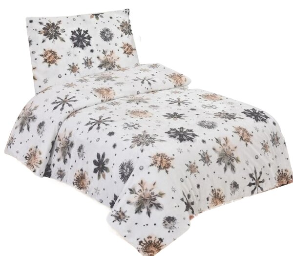 Povlečení mikroflanel NORD FLAKE 140x200 + 70x90 cm