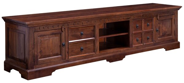 CAMBRIDGE TV stolek 220x55 cm, akácie