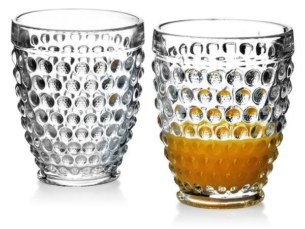 Affekdesign Sada 6 sklenice ELISE DOTS 300 ml čirá