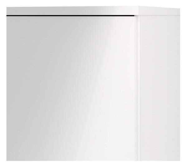 Bílá šatní skříň 99x201 cm Naia - Tvilum