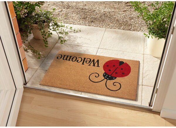 Rohožka z kokosového vlákna 75x45 cm Lady Beetle - Hanse Home