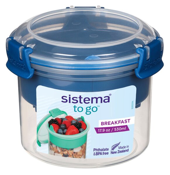 Sistema Kelímek na snídani To Go 530 ml Barva: ocean blue