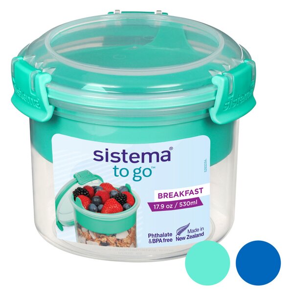 Sistema Kelímek na snídani To Go 530 ml Barva: ocean blue