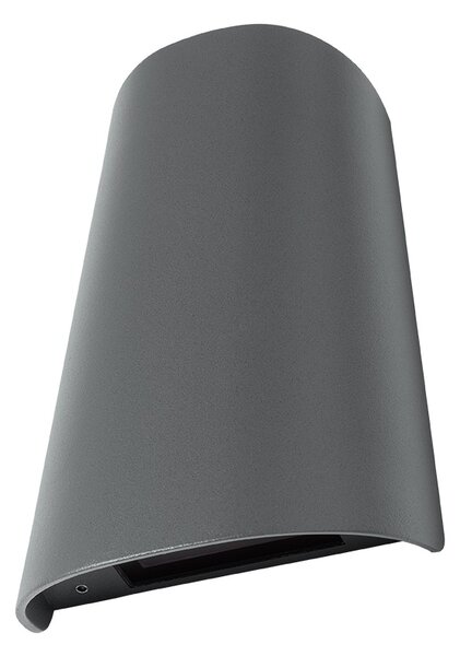 Redo 9535 Twill venkovní antracitové nástěnné svítidlo se svícením nahoru/dolů 11W LED 3000K, výška 17,4cm IP65