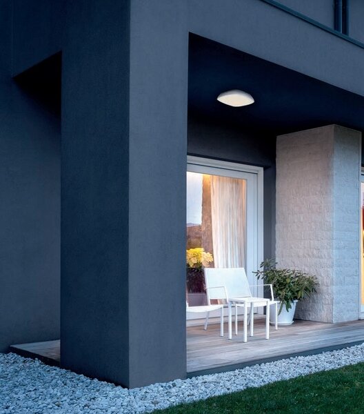 Redo 9539 Twill venkovní hnědé stropní svítidlo 20W LED 3000K, rozměr 25x25cm IP65