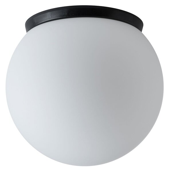 Osmont STY58021 Styx 1, kulaté svítidlo z triplexového skla s černou základnou, 1x25W E27, prům. 20cm, IP65
