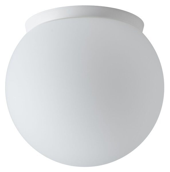 Osmont STY43971 Styx 1, kulaté svítidlo z triplexového skla s bílou základnou, 1x25W E27, prům. 20cm, IP65