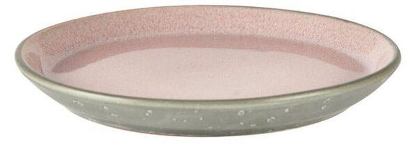 Růžový/šedý dezertní talíř z kameniny ø 17 cm Gastro Grey/Light Pink – Bitz