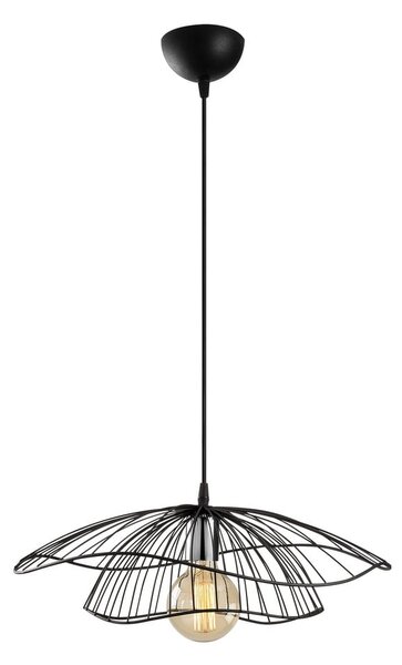 Černé závěsné svítidlo s kovovým stínidlem ø 50 cm Farac – Opviq lights