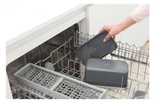 Tmavě šedá nádoba na kompostovatelný odpad 1,8 l SinkSide – Brabantia