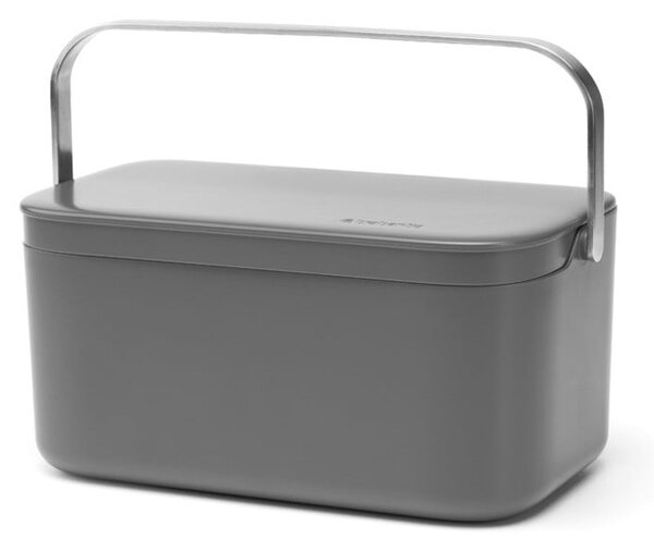 Tmavě šedá nádoba na kompostovatelný odpad 1,8 l SinkSide – Brabantia