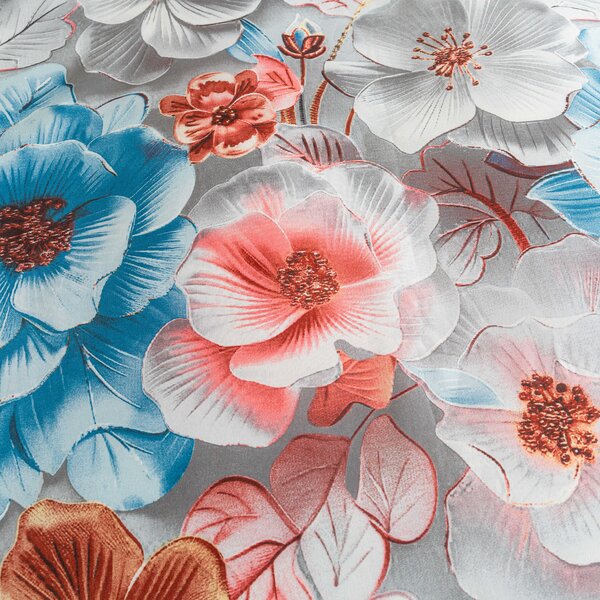 Povlečení z mikrovlákna BLOSSIVA šedé Rozměr povlečení: 70 x 90 cm | 140 x 220 cm