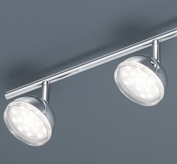 Trio Leuchten Trio Bolou, stropní spotové svítidlo, 4x3,8W LED 3000K, chrom, délka 75cm