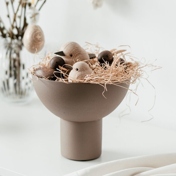Dřevěný ptáček Baby Sparrow Natural Oak